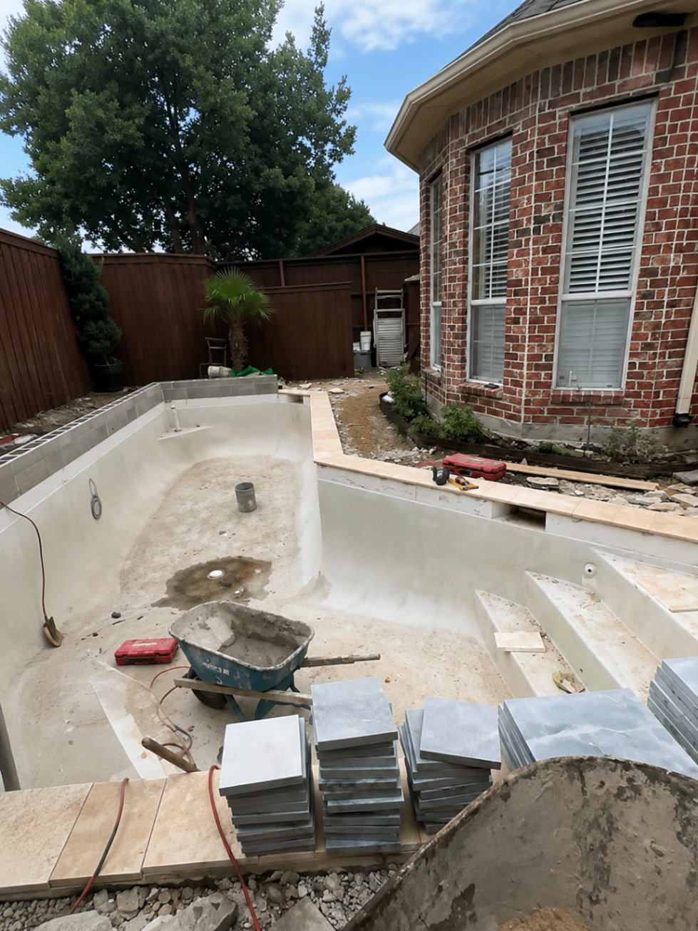 Waterfall Remodel before